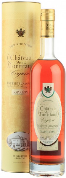 Коньяк "Chateau de Montifaud" Napoleon, Fine Petite Champagne AOC, in tube, 0.7 л