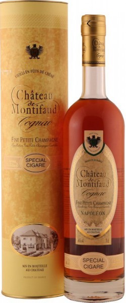 Коньяк Chateau de Montifaud Napoleon "Special Sigare", Fine Petite Champagne AOC, gift tube, 0.7 л