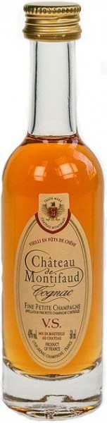 Коньяк "Chateau de Montifaud" V.S., Fine Petite Champagne AOC, 50 мл