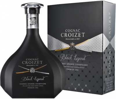 Коньяк Croizet, "Black Legend" VSOP, Grand Champagne Premier Cru, Cognac AOC, gift box, 0.7 л