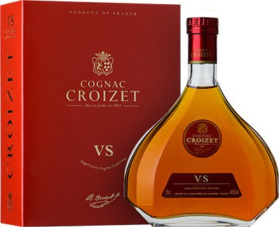 Коньяк "Croizet" VS, Cognac AOC, in decanter & gift box, 0.7 л