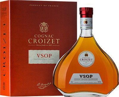 Коньяк "Croizet" VSOP, Cognac AOC, in decanter & gift box, 0.7 л