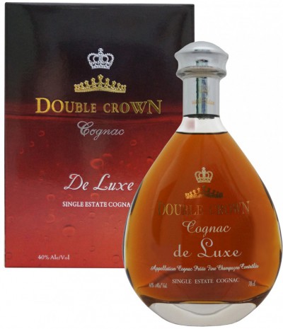 Коньяк "Double Crown" de Luxe, decanter & gift box, 0.7 л