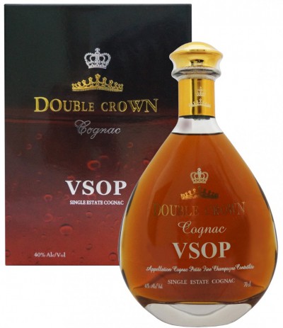 Коньяк "Double Crown" VSOP, decanter & gift box, 0.7 л