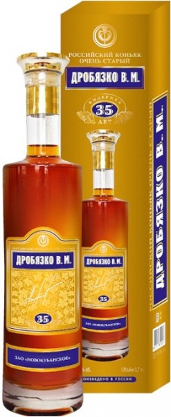 Коньяк Drobyazko V.M., gift box, 0.5 л