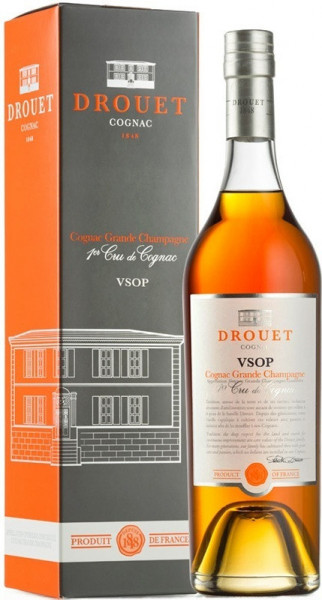 Коньяк Drouet, VSОP, Cognac Grande Champagne AOC, gift box, 0.7 л