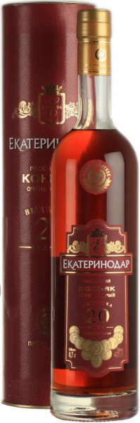 Коньяк "Ekaterinodar" 20 Years Old, gift box, 0.7 л