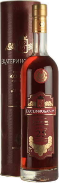 Коньяк "Ekaterinodar" 25 Years Old, gift box, 0.7 л