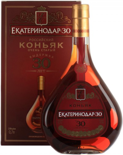 Коньяк "Ekaterinodar" 30 Years Old, gift box, 0.7 л