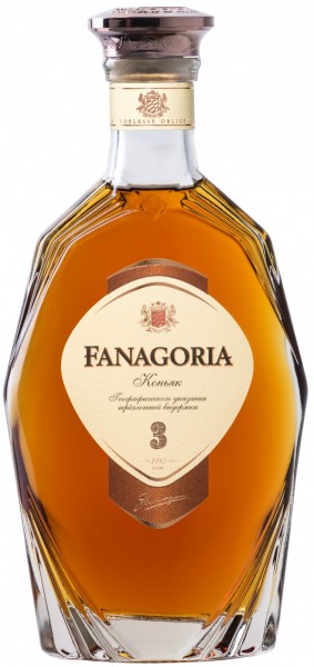 Коньяк "Fanagoria" 3 Years Old, 0.5 л