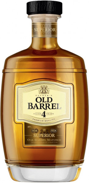 Коньяк "Father's Old Barrel" 4 Years Old, 0.5 л
