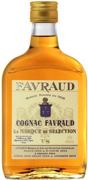 Коньяк "Favraud" VS, flask, 0.35 л