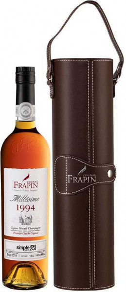 Коньяк "Frapin" Millesime, Cognac Grand Champagne AOC, 1994, gift box, 0.7 л