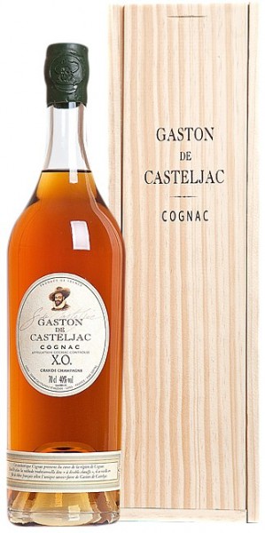 Коньяк "Gaston de Casteljac" X.O., wooden box, 0.7 л