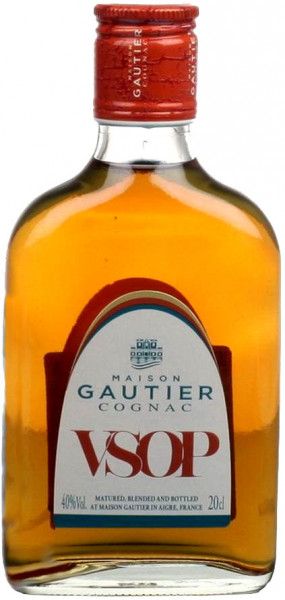 Коньяк Gautier V.S.O.P., 0.2 л