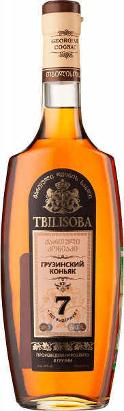 Коньяк Georgian Wine House, "Tbilisoba" 7 Years Old, 0.5 л