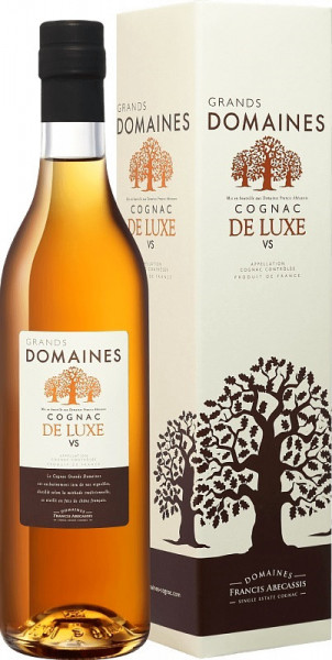 Коньяк "Grands Domaines" de Luxe VS, gift box, 0.5 л