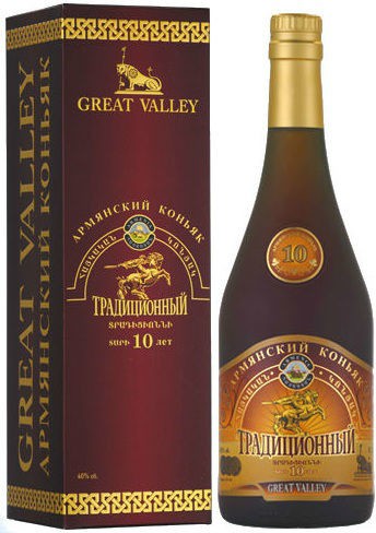 Коньяк Great Valley, "Traditional" 10 Years Old, gift box, 0.5 л