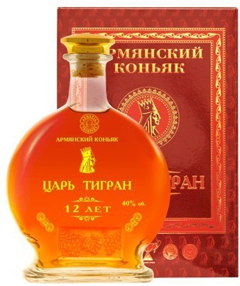 Коньяк Great Valley, "Tsar Tigran", 12 Years, gift box, 0.5 л