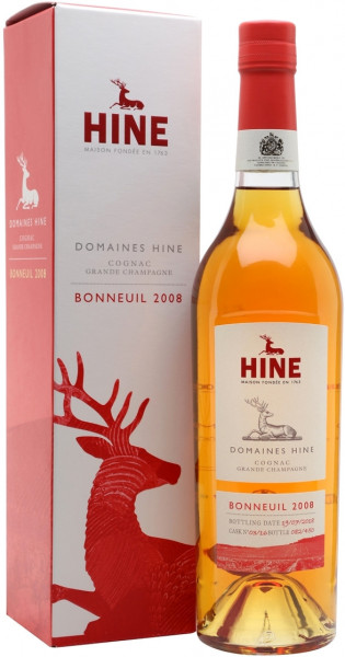 Коньяк Hine, "Domaines Hine" Bonneuil, Grande Champagne AOC, 2008, gift box, 0.7 л