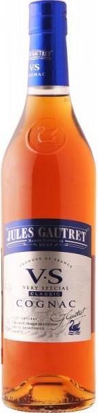 Коньяк "Jules Gautret" VS, 0.7 л