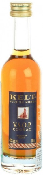 Коньяк Kelt Tour du Monde V.S.O.P. Grande Campagne, 50 мл