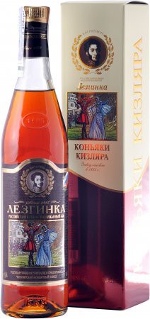 Коньяк Kizlyar cognac distillery, "Lezginka", gift box, 0.5 л