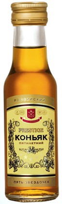 Коньяк Ladoga, Cognac "5 Stars", 5 years, 0.1 л