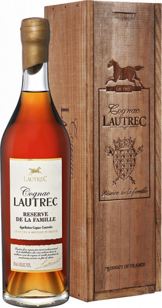 Коньяк "Lautrec" Reserve de la Famille, wooden box, 0.7 л