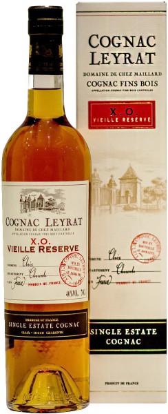 Коньяк Leyrat XO "Vielle Reserve", gift box, 0.7 л