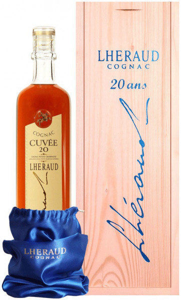 Коньяк Lheraud Cognac Cuvee 20, wooden box, 0.7 л