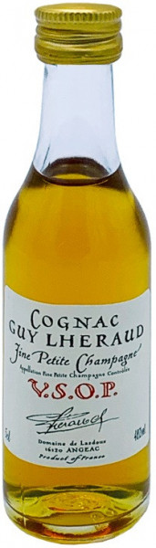 Коньяк Lheraud Cognac VSOP, 50 мл