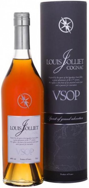 Коньяк Louis Jolliet VSOP, gift tube, 0.7 л