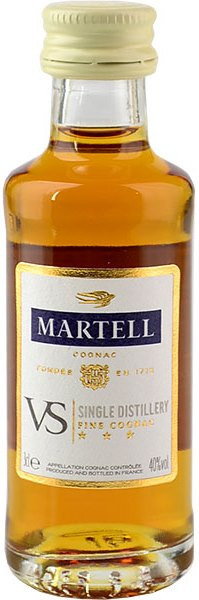 Коньяк "Martell" VS Single Distillery, 50 мл