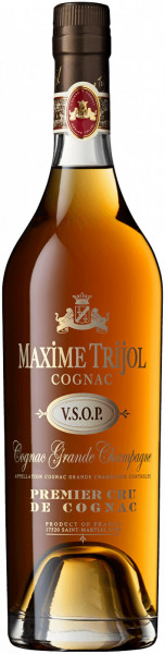 Коньяк "Maxime Trijol" VSOP, Grand Champagne Premier Cru, Cognac AOC, 0.7 л