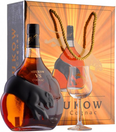 Коньяк Meukow V.S., in gift box with glass, 0.7 л