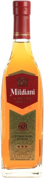 Коньяк "Mildiani" 3 Stars, 0.5 л