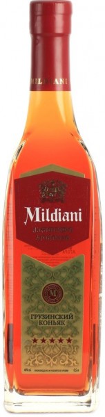Коньяк "Mildiani" 5 Stars, 0.5 л