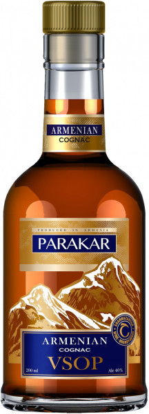 Коньяк "Parakar" VSOP, 0.2 л
