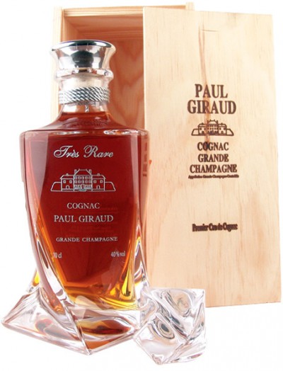 Коньяк Paul Giraud Tres Rare Grande Champagne Premier Cru, in decanter with wooden box, 0.7 л