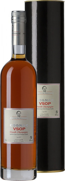 Коньяк Pierre de Segonzac, VSOP Grande Champagne, in tube, 0.7 л