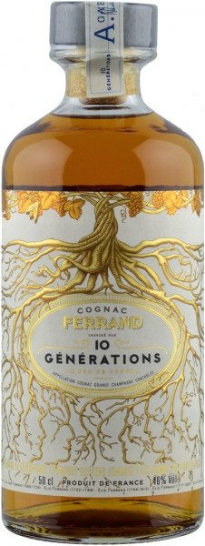 Коньяк Pierre Ferrand, "10 Generations" 1-er Cru de Cognac, Grande Champagne AOC, 0.5 л