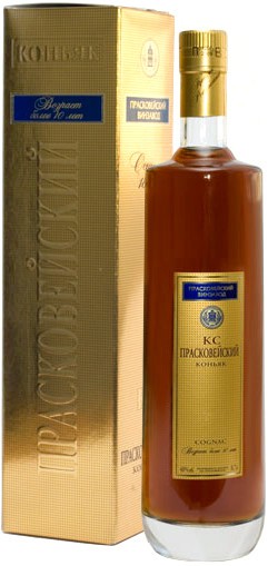 Коньяк "Praskoveysky" Cognac, 10 years, gift box, 0.7 л
