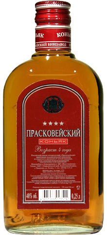 Коньяк "Praskoveysky" Cognac, 4 years, 0.5 л