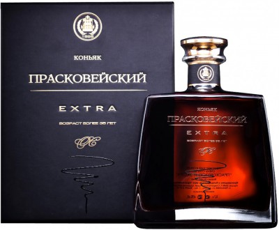 Коньяк "Praskoveysky" Extra, gift box, 0.7 л