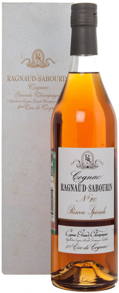 Коньяк Ragnaud-Sabourin, №20 Reserve Speciale, Cognac Grande Champagne AOC, gift box, 0.7 л