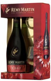 Коньяк Remy Martin VSOP, with box and glass, 0.7 л