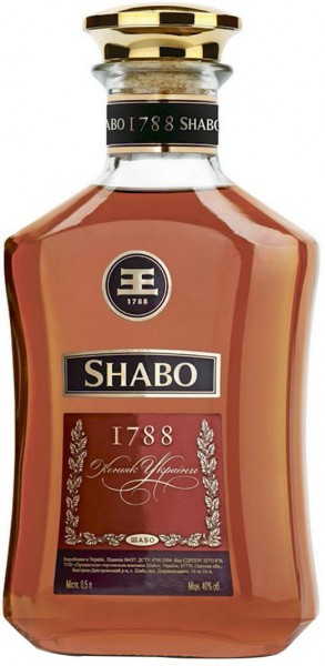 Коньяк Shabo 1788, 4*, 0.5 л