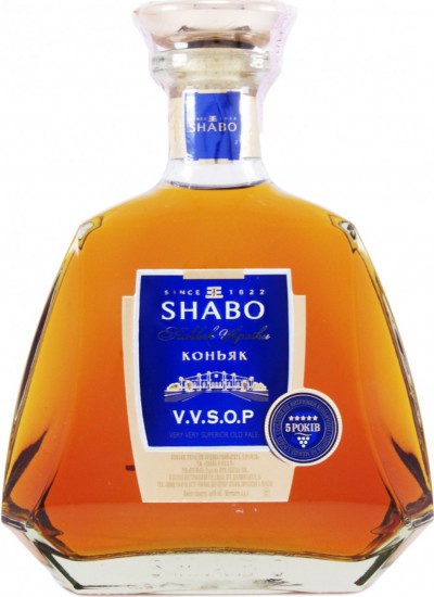 Коньяк "Shabo" V.V.S.O.P, 0.5 л