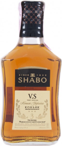 Коньяк "Shabo" VS, 0.25 л